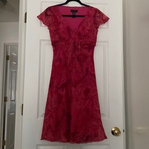 B. Smart Pink Paisley Dress